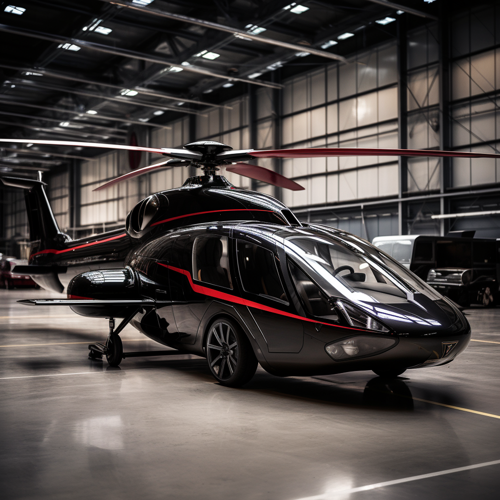 Airwolf helicopter redesigned by Ferrari