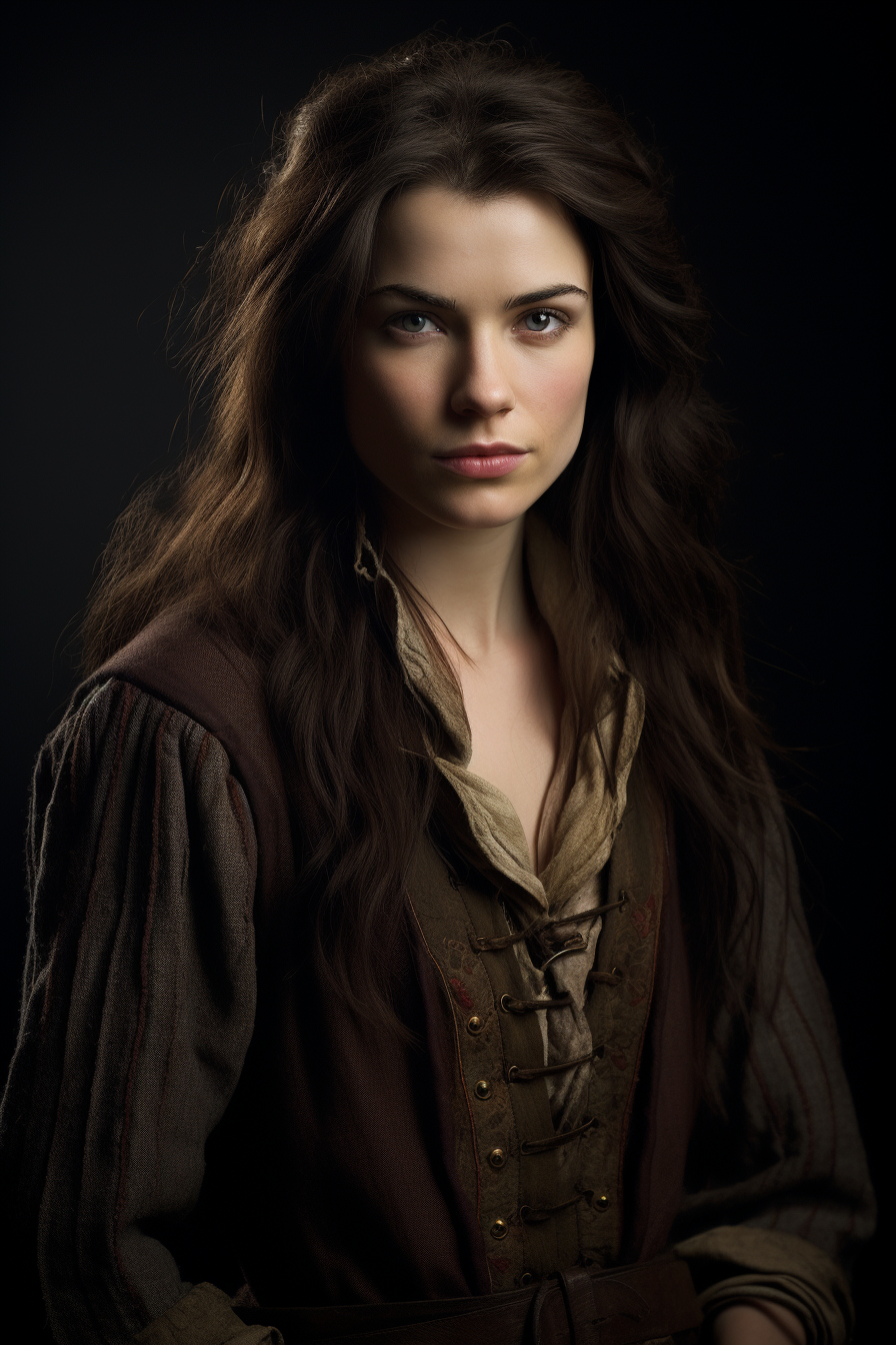 Aisling Bea as a male travelling trader