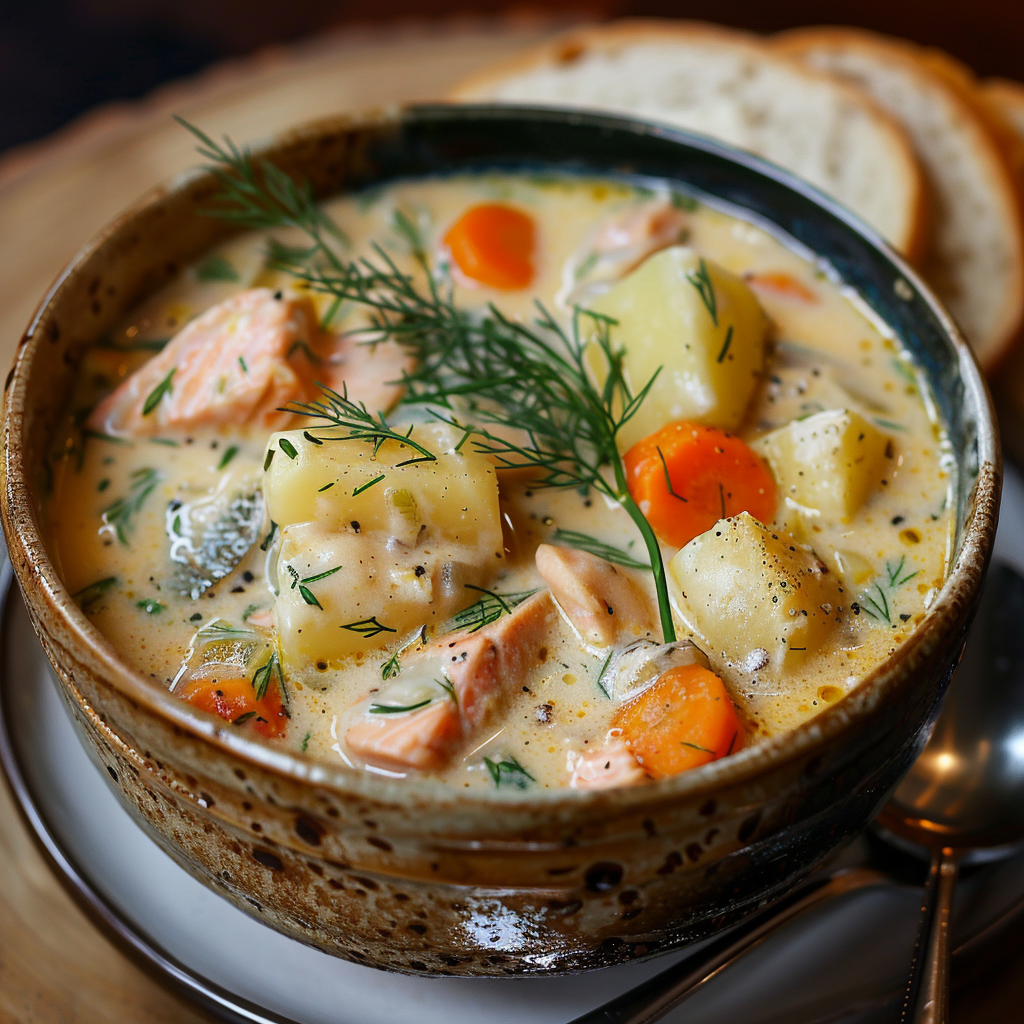 Wild Alaska Salmon Chowder Bowl