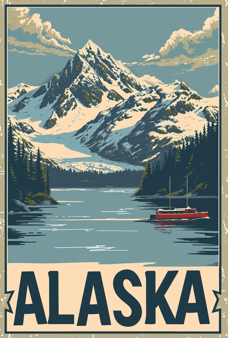 ALASKA poster in Tycho style