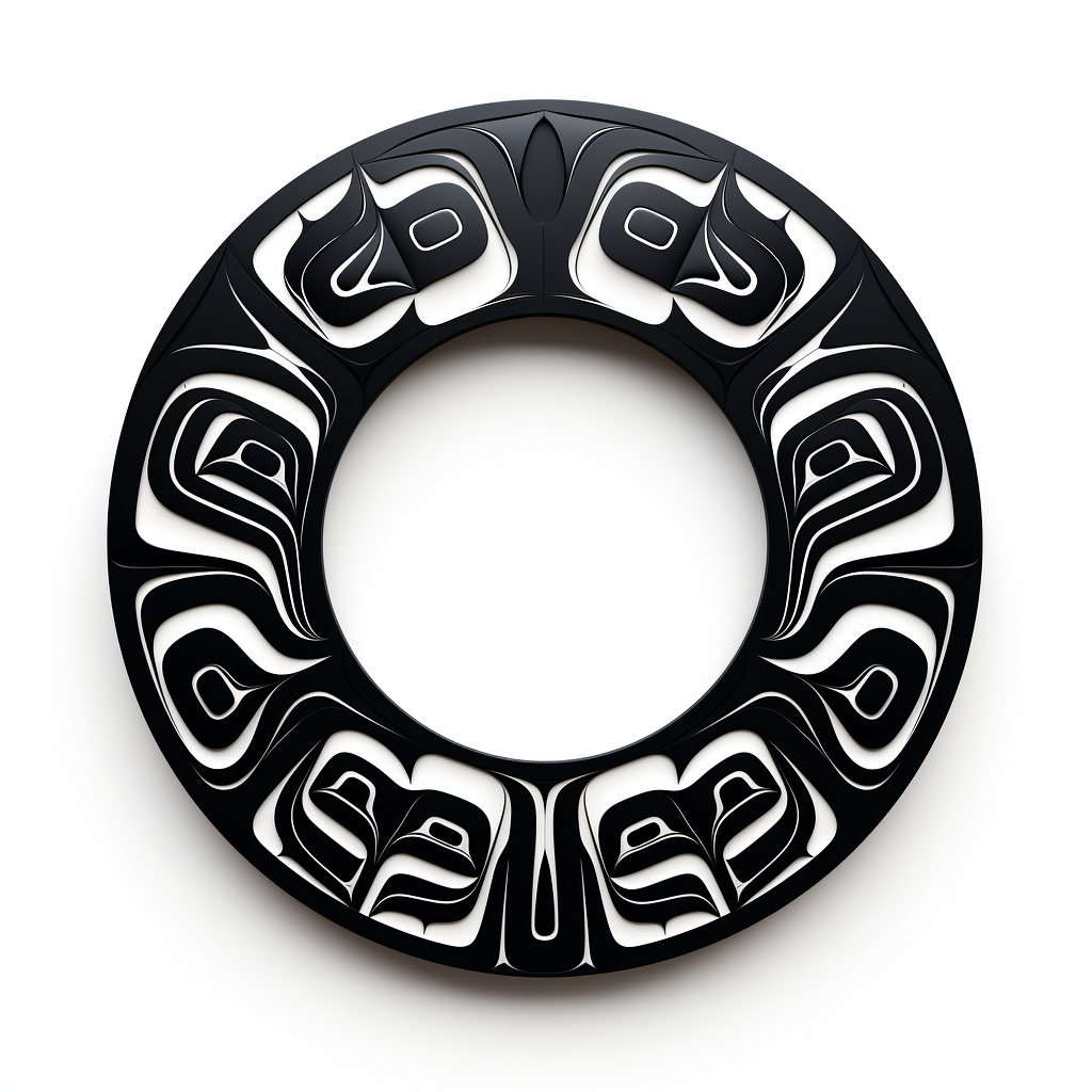 Native Alaskan Indian Art Logo