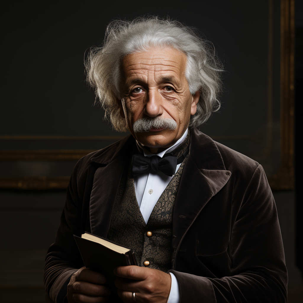 Albert Einstein - Genius Physicist Portrait Photo