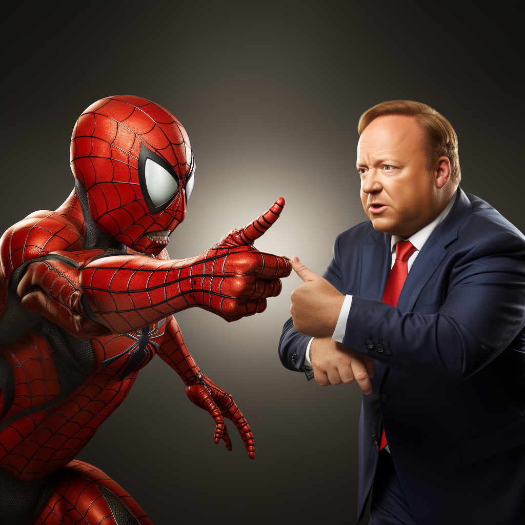 Alex Jones Spider-Man Meme