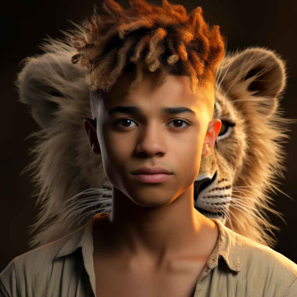 Realistic Alex Lion with Movie-inspired Hair Style