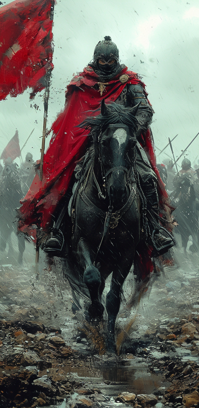 Alexander Horse Warrior Illustration