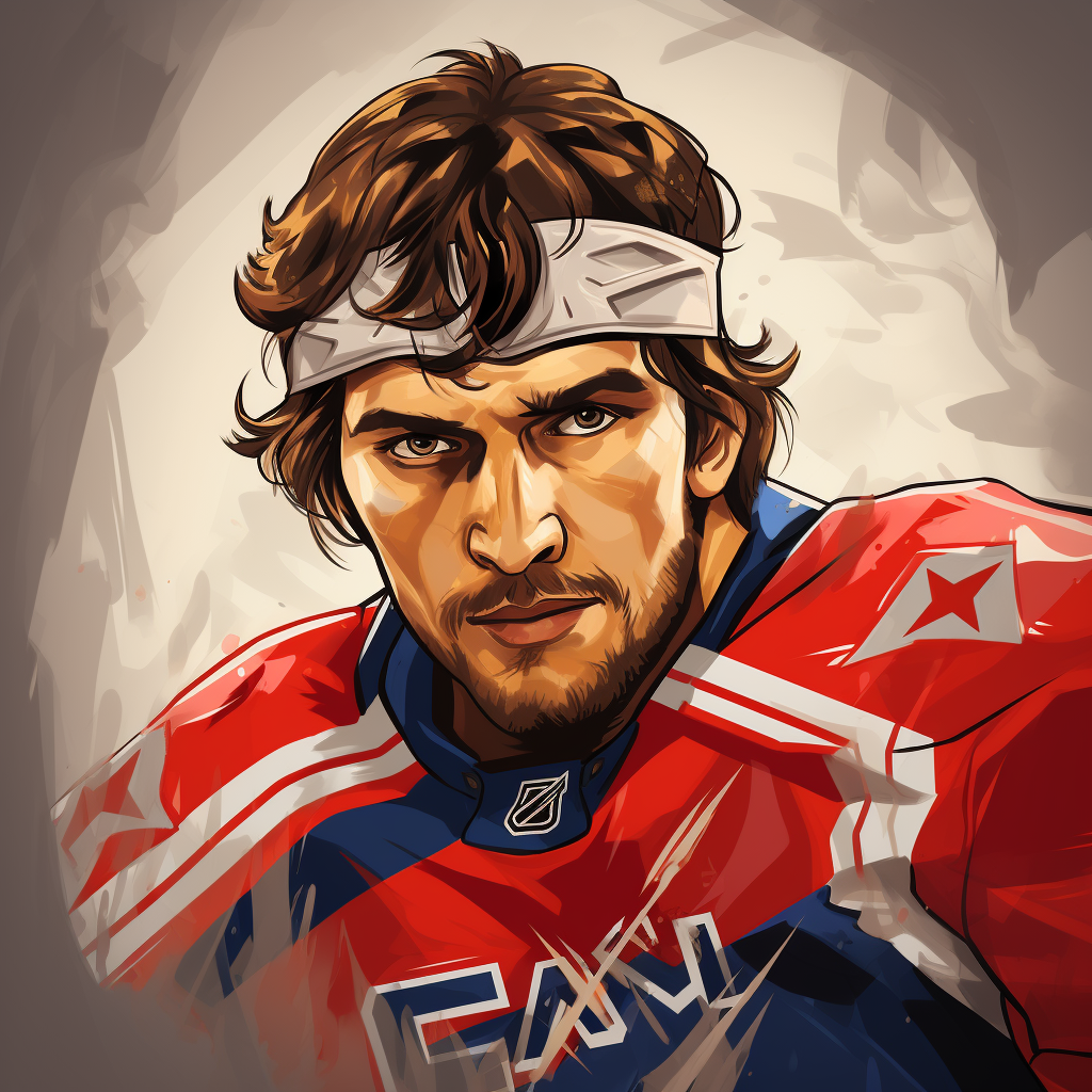 Alexander Ovechkin Cartoon Illustration