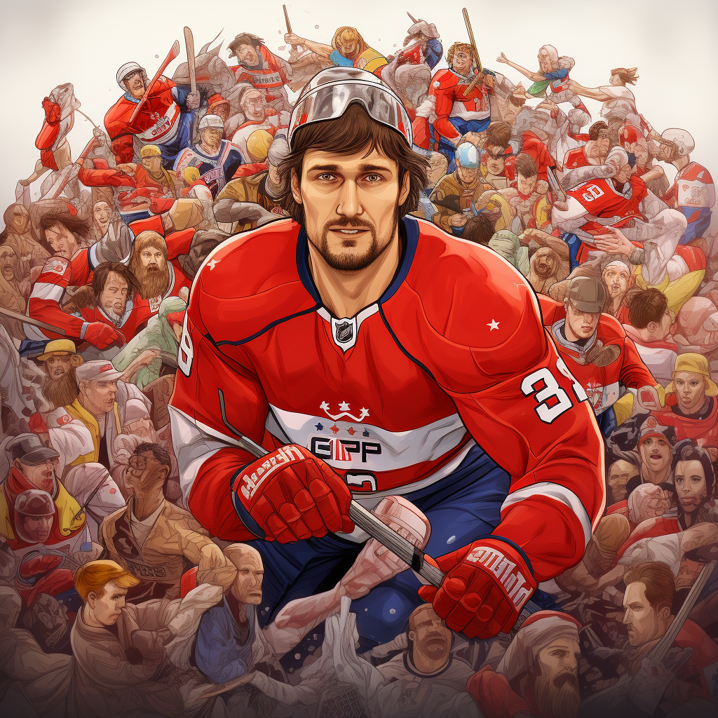 Alexander Ovechkin as Waldo Cartoon Character