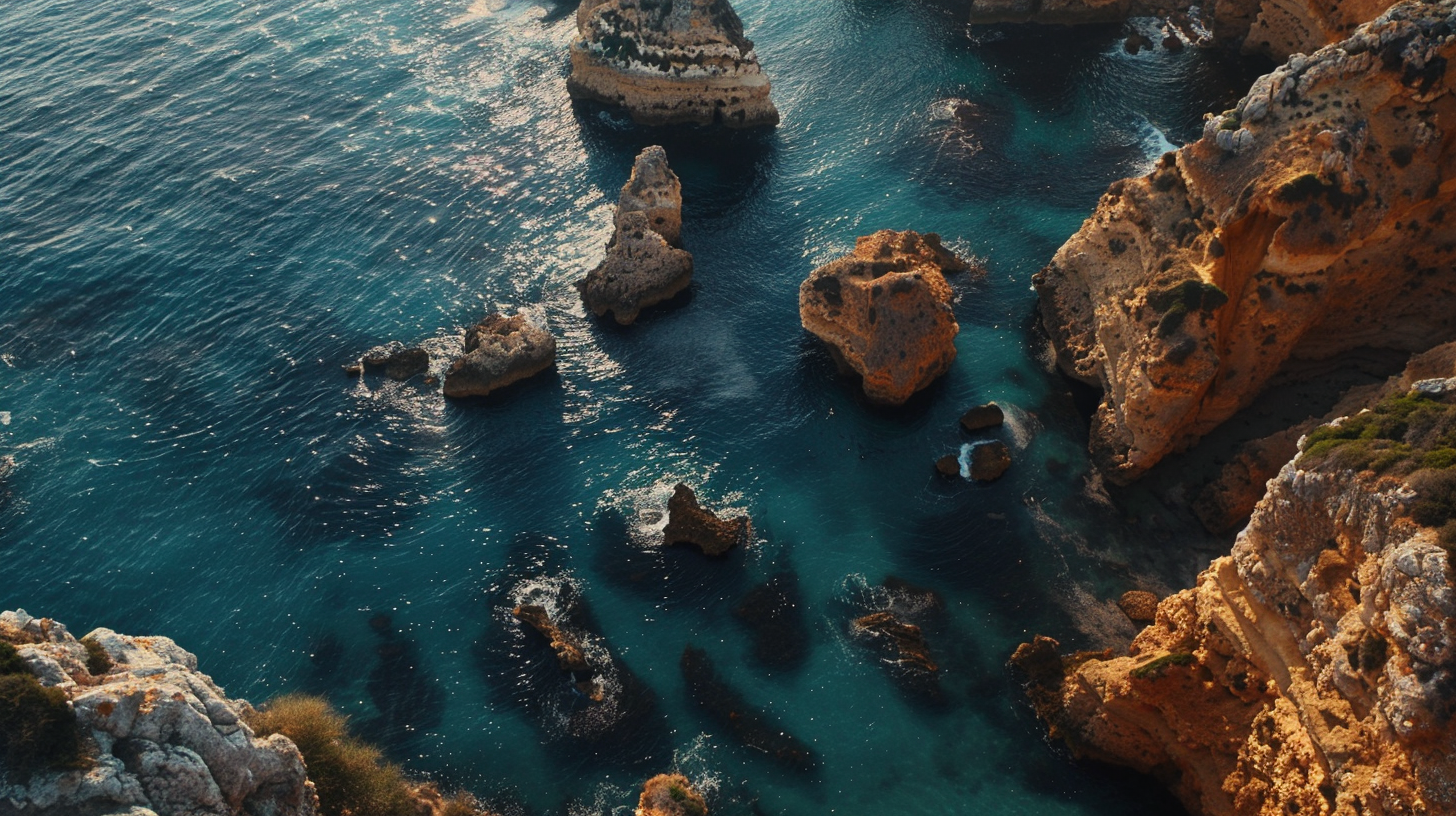 Algarve Coast Bird's-eye View