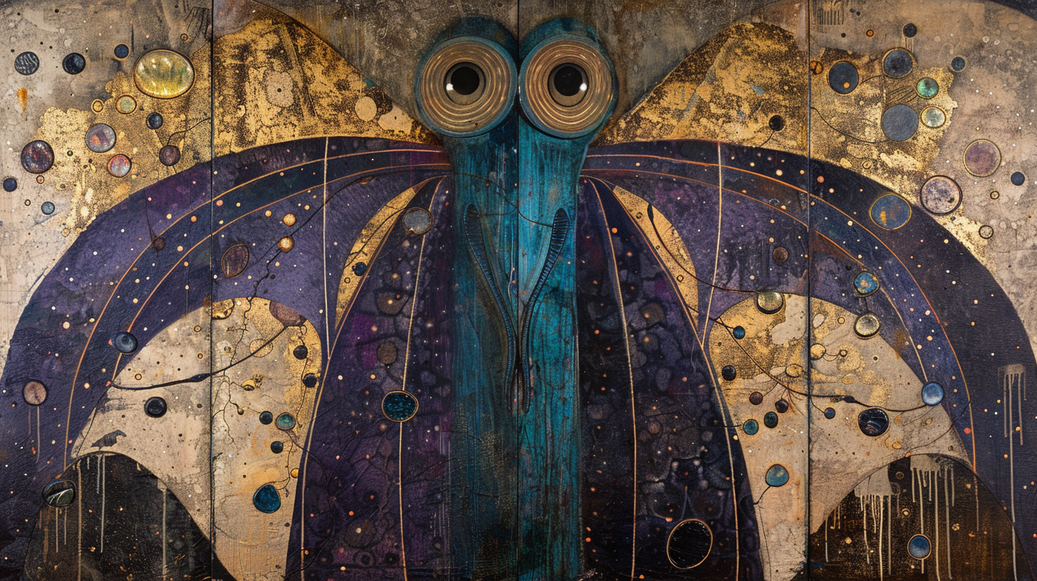 Margaret Mackintosh Alien Creature Painting