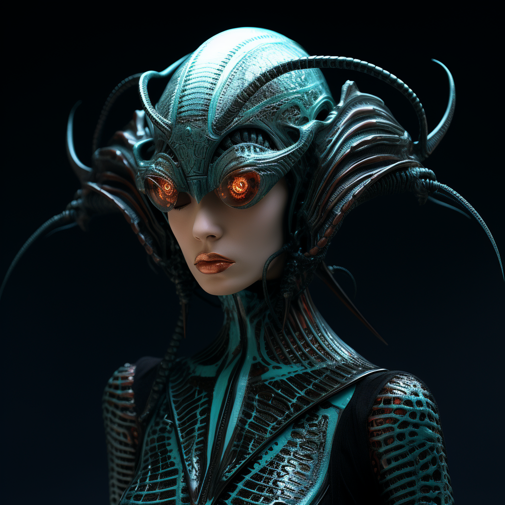 Fashionable Alien Model Hybrid