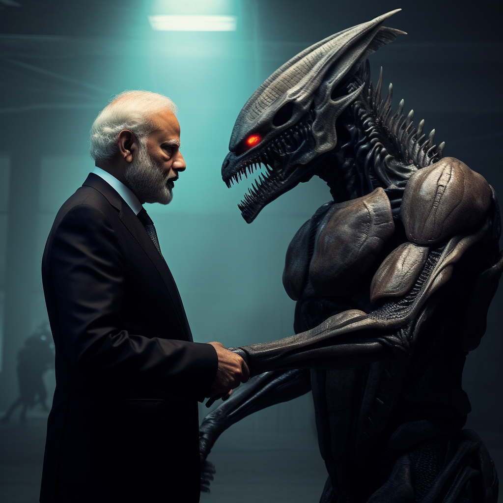 Alien vs Predator vs PM Modi Clash