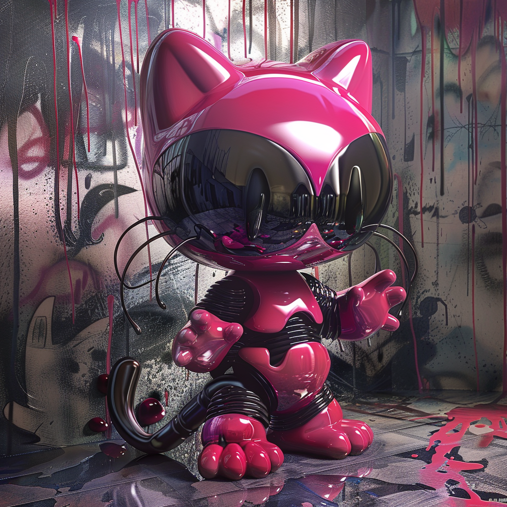 Adorable Alien Hello Kitty Character