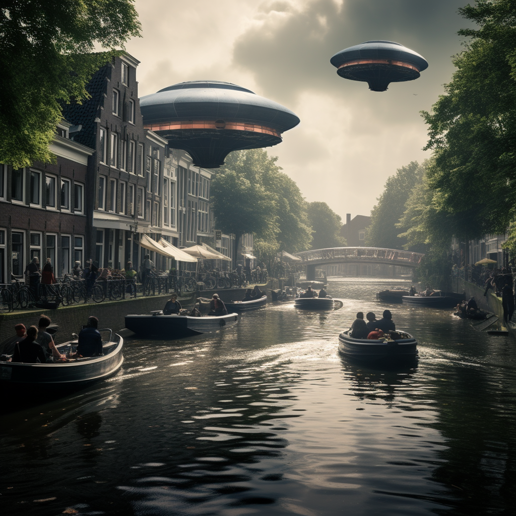 Image of alien invasion in Zwolle