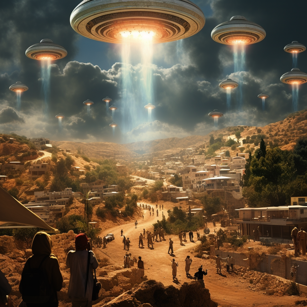 Realistic Alien Invasion in Jerusalem