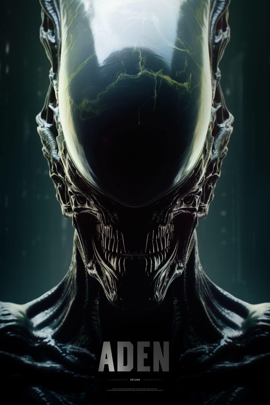 Sci-fi Alien Movie Poster