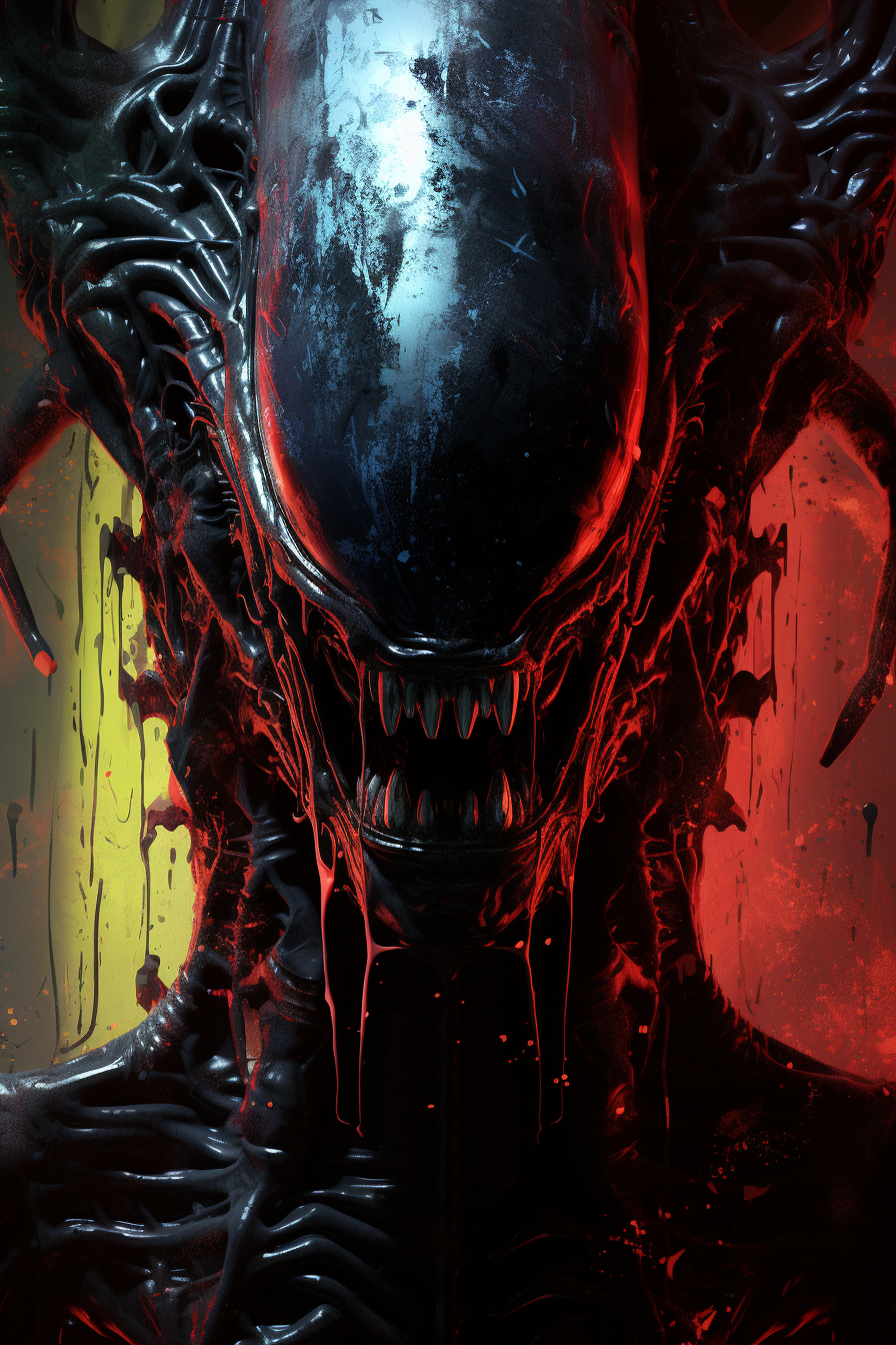 Alien movie poster without title