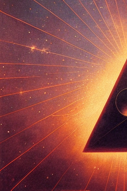 All Seeing Eye Triangle Symbol Design