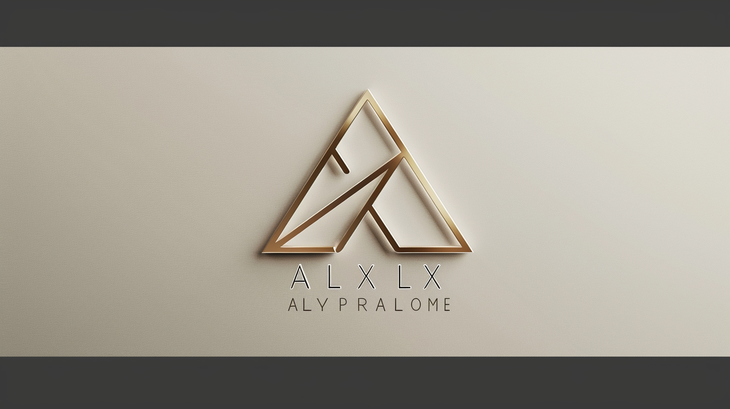 ALX Language School Logo Geometric Shapes