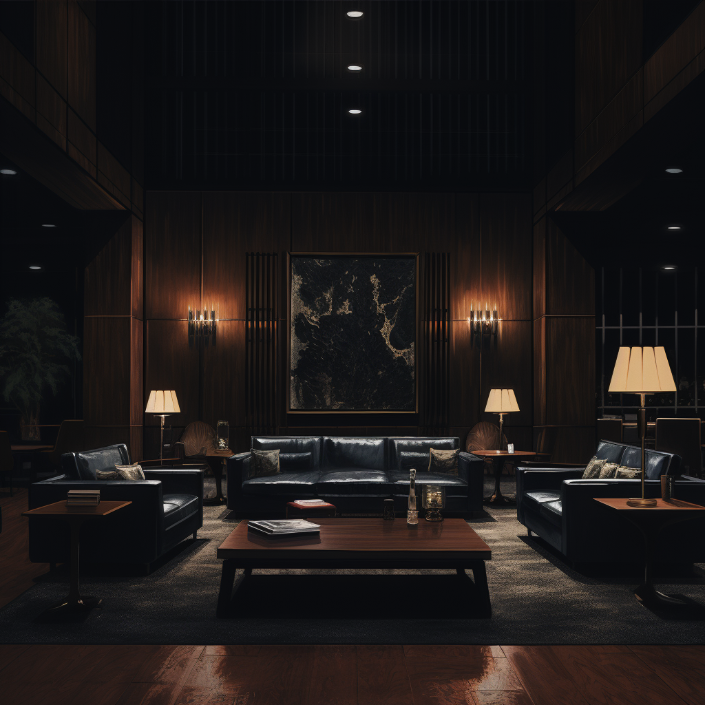 Minimalistic Aman Hotel Lounge Design