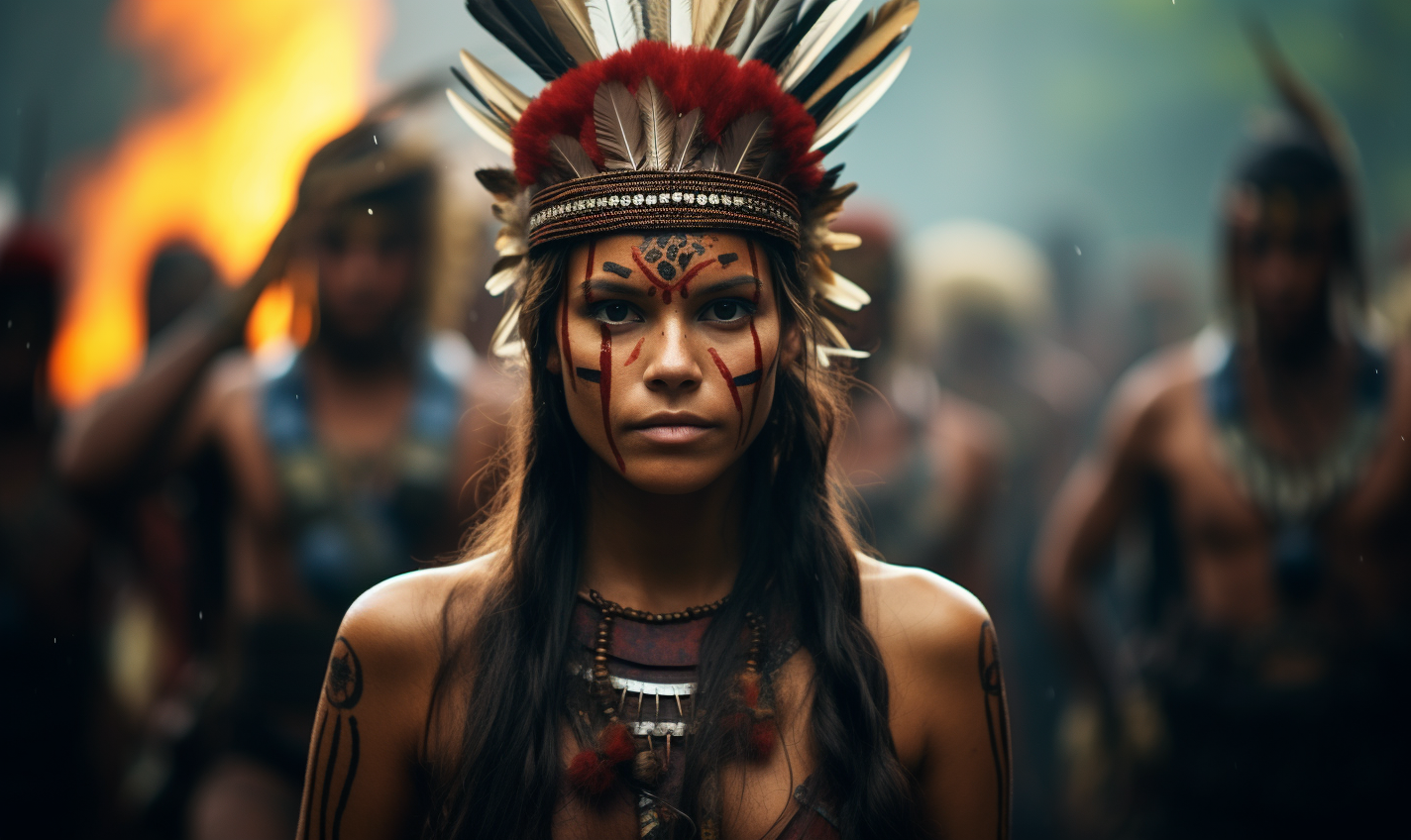 A mesmerizing cinematic look of Amazon tribe people