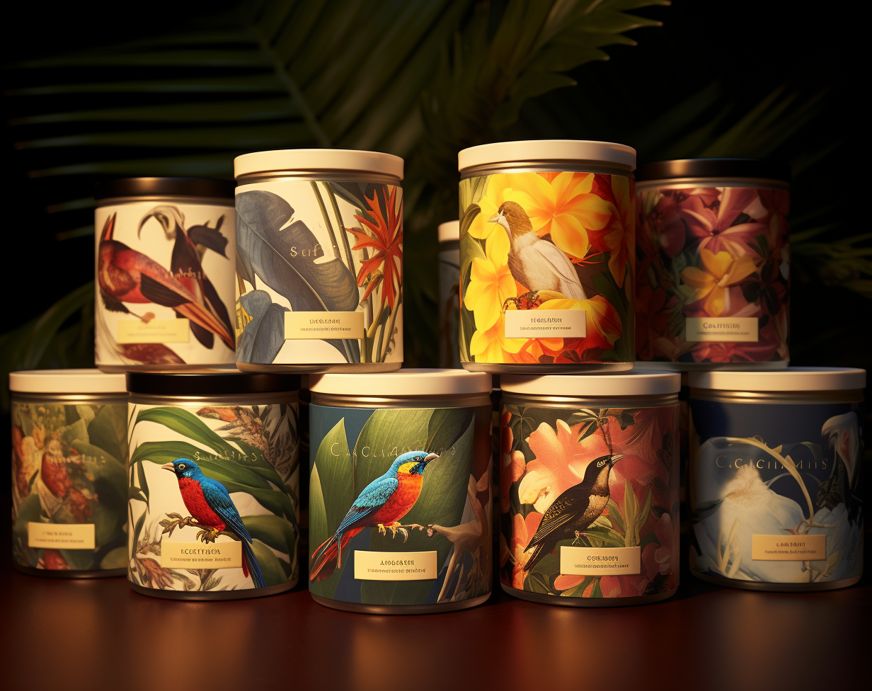 Illustrated Amazonia Candle Pack