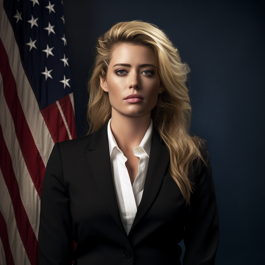 Amber Heard as Donald Trump