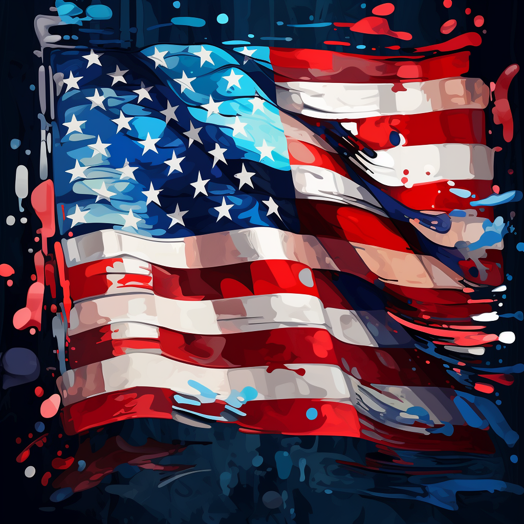 american-flag-cubism-sticker-style-glitched-art