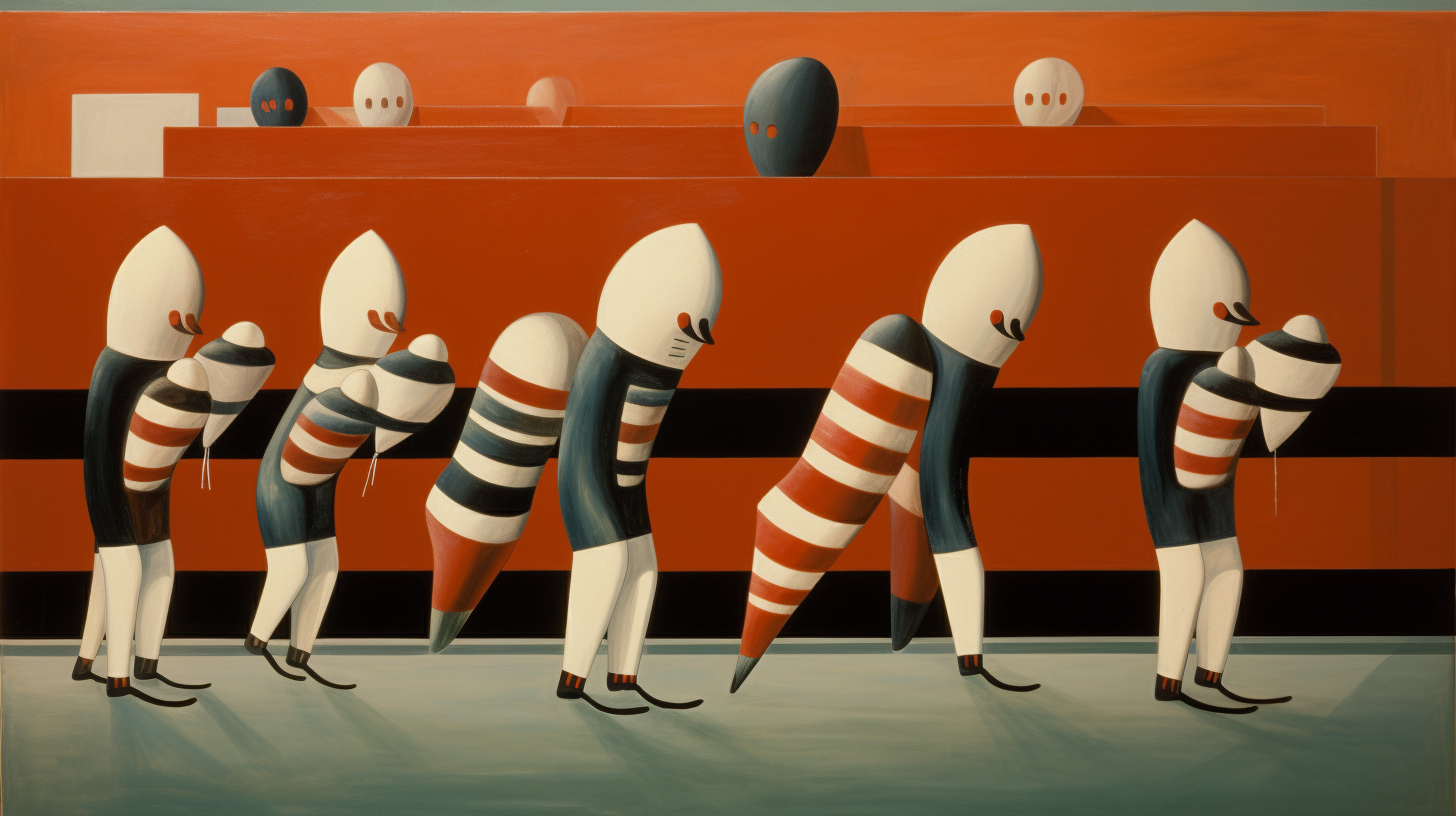 Oskar Schlemmer American football game