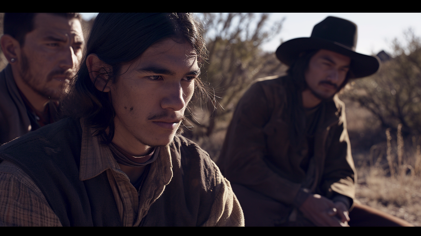 Young Enigmatic Figure in American Southwest Narrative