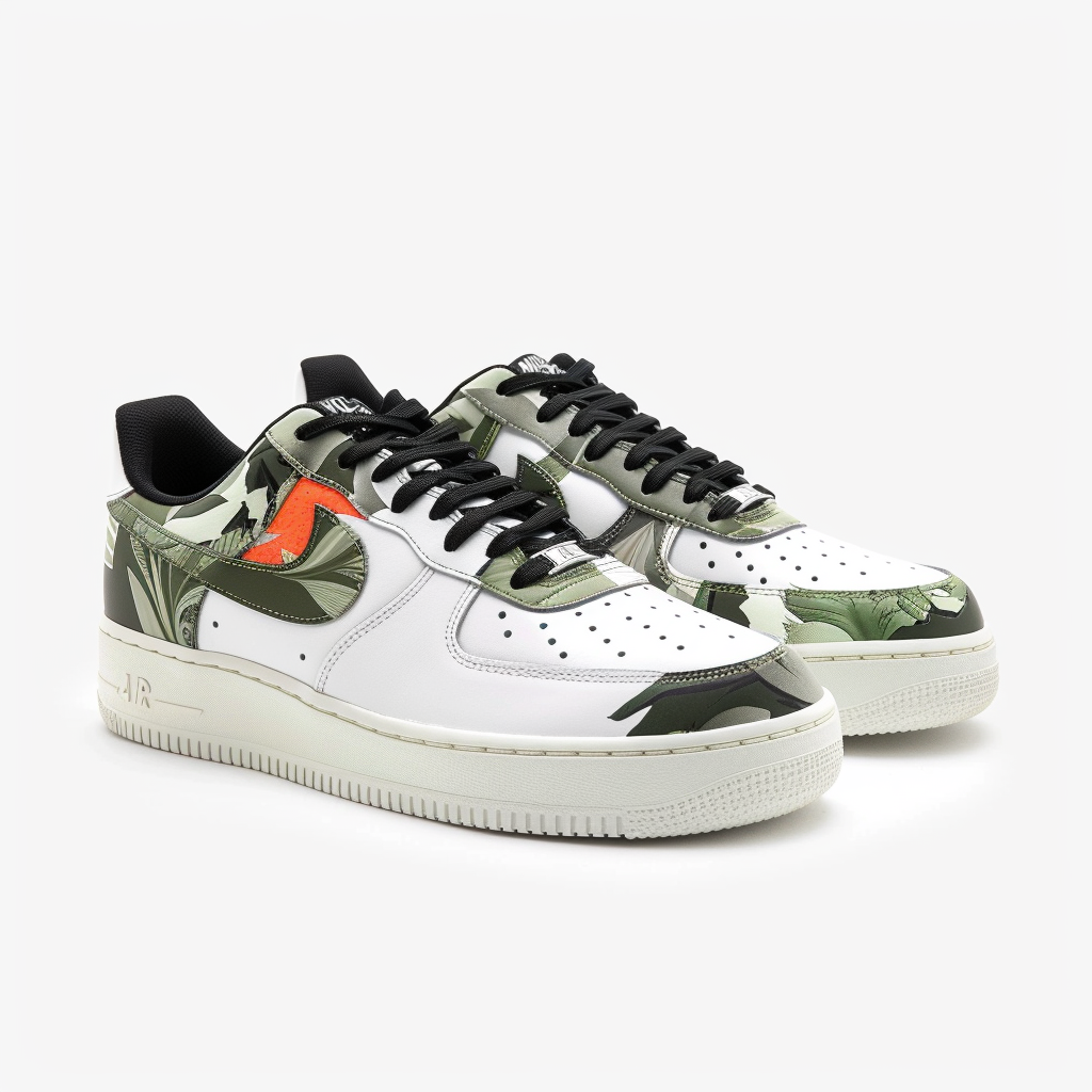 Amiri Leather Air Force 1 Sneakers