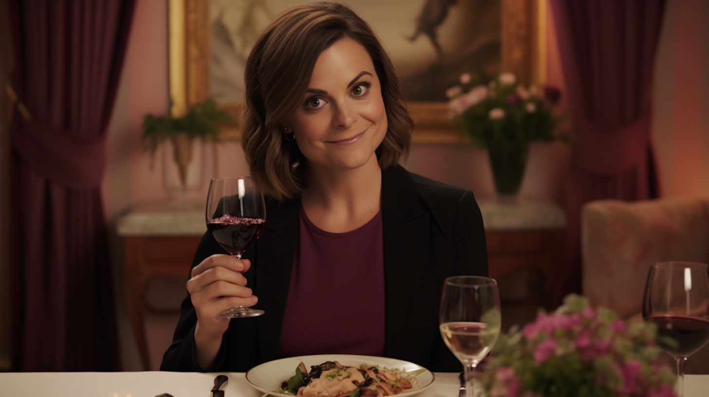 Amy Poehler and Tina Fey enjoying grapes