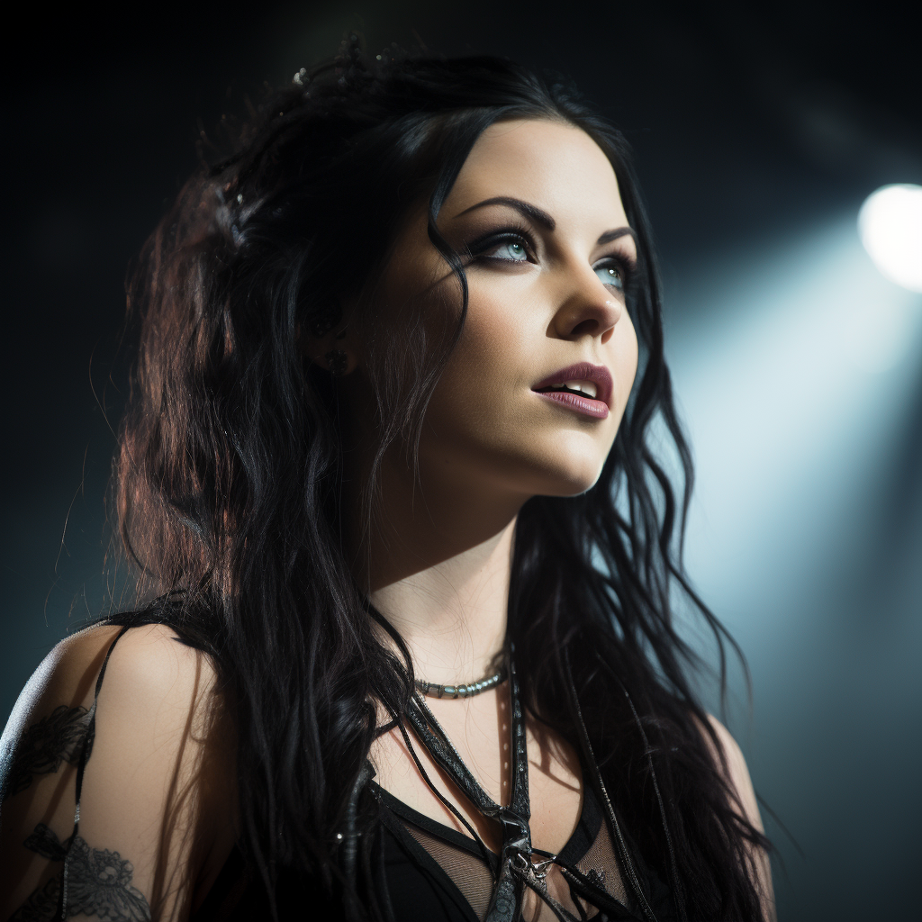 Amy Lee concert close-up