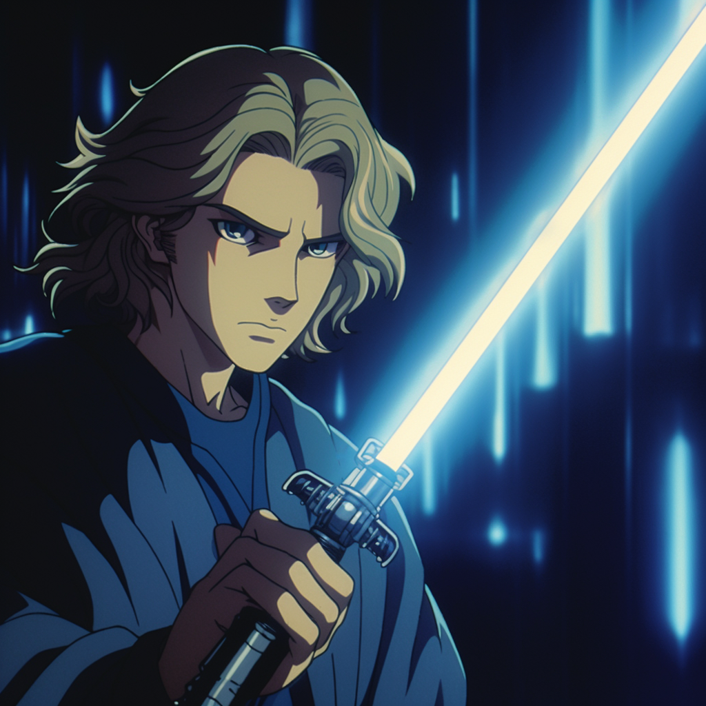 Anakin Skywalker with Long Hair