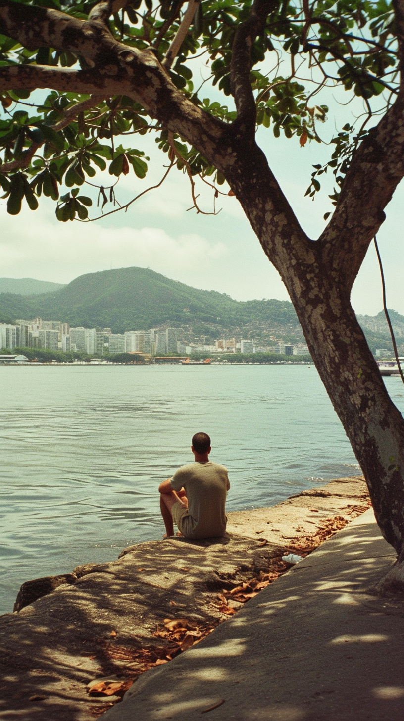 Brazil people living their routine in analog