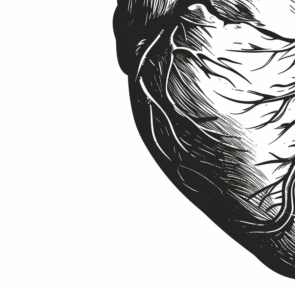 Anatomically Correct Human Heart Illustration