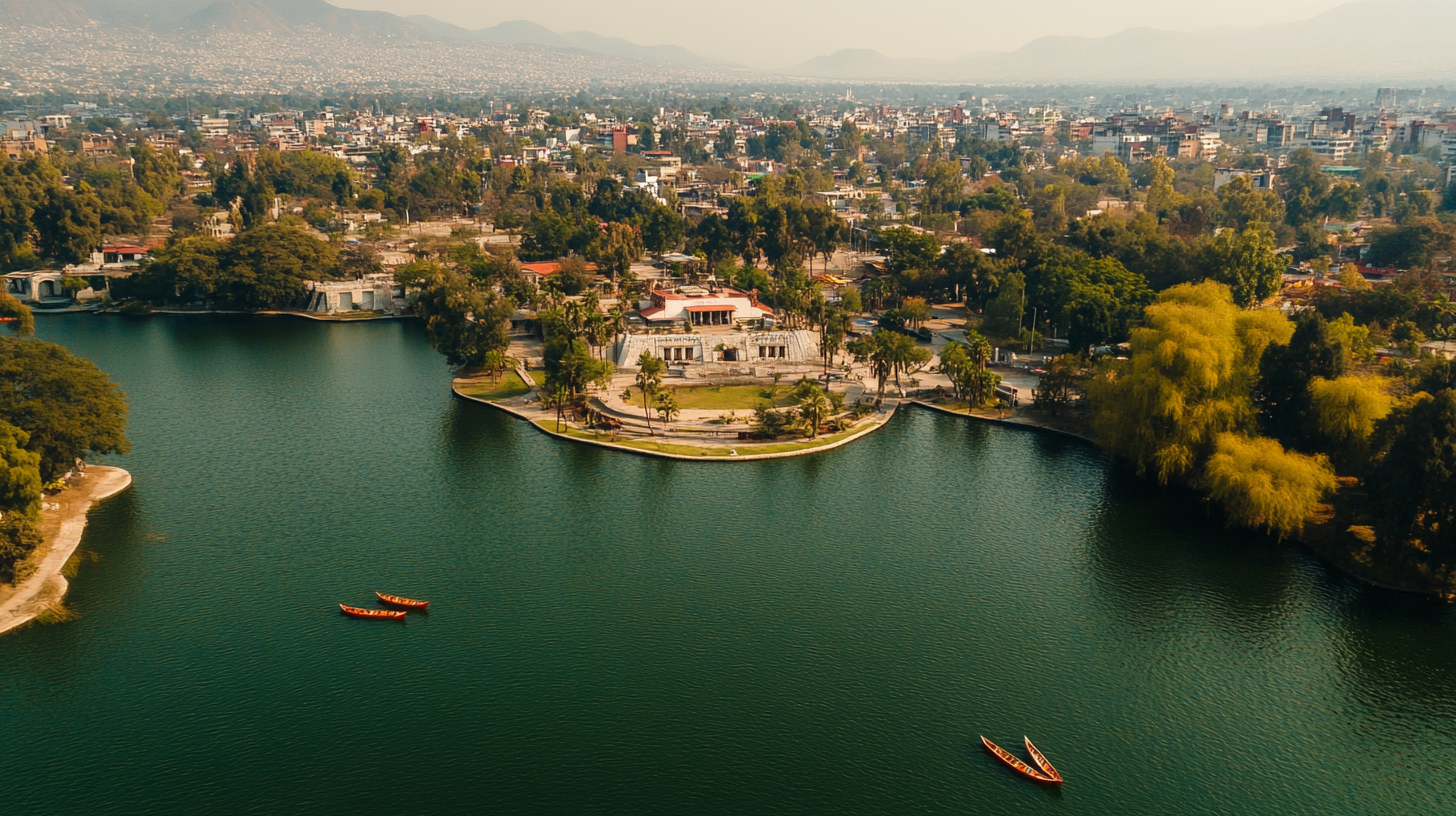 Aztec Lake City Suburbs View