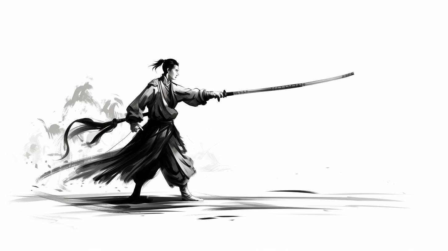 Ancient Chinese General with Spear