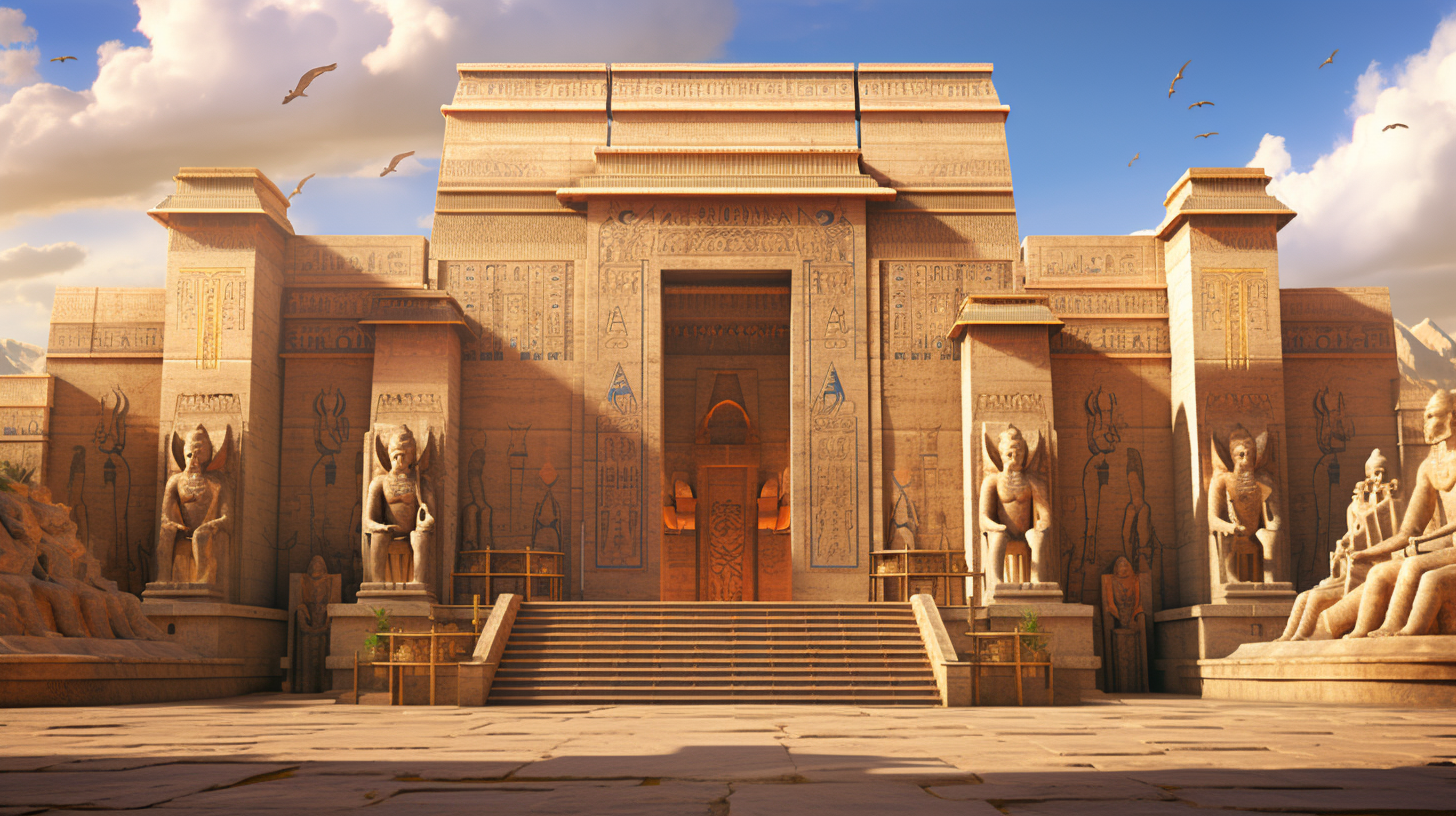 Ancient Horus Temple in all its glory