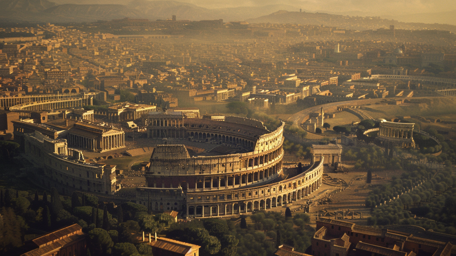 Ancient Rome Prosperity City Scenery