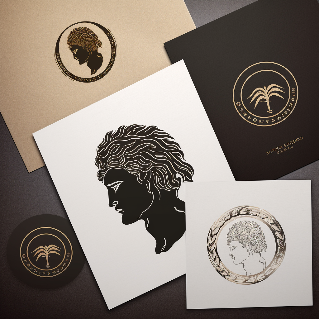 Timeless and elegant logo inspired by Ancient Greece