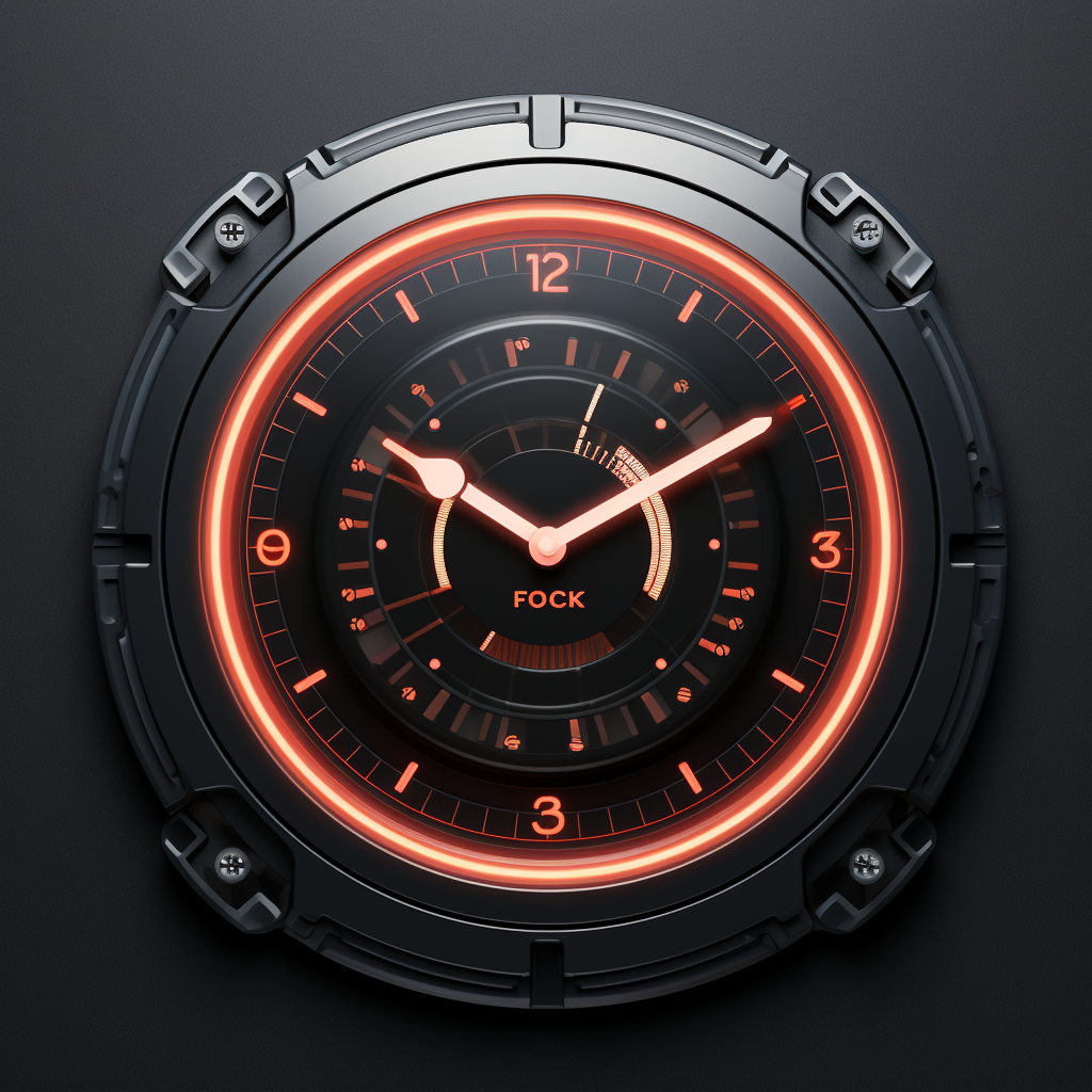 Stylish android clock widget design