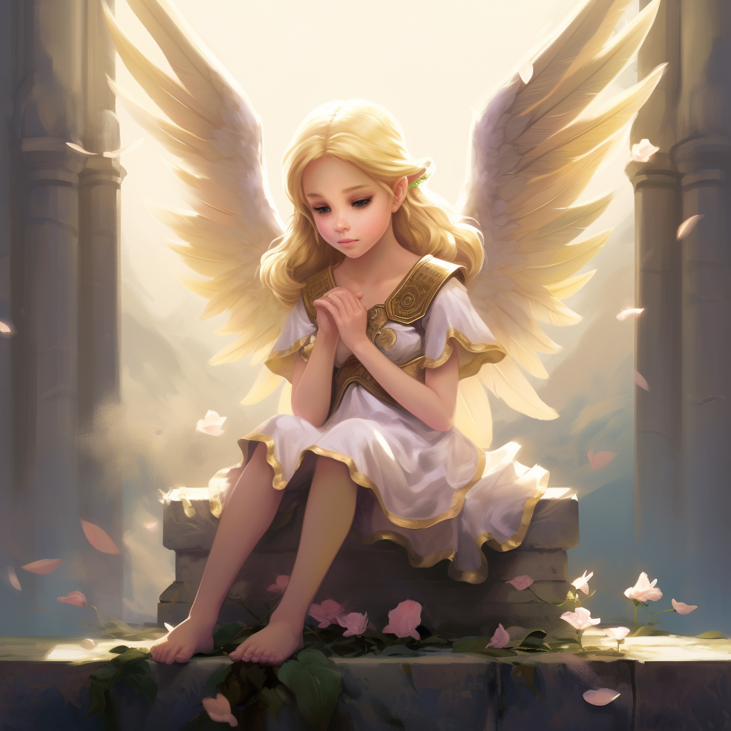 Adorable angel Zelda - cute image