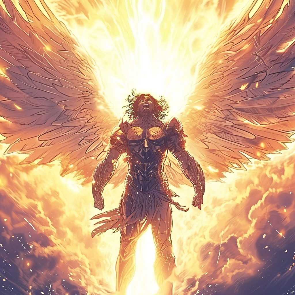 angel sunrise mark brooks official art