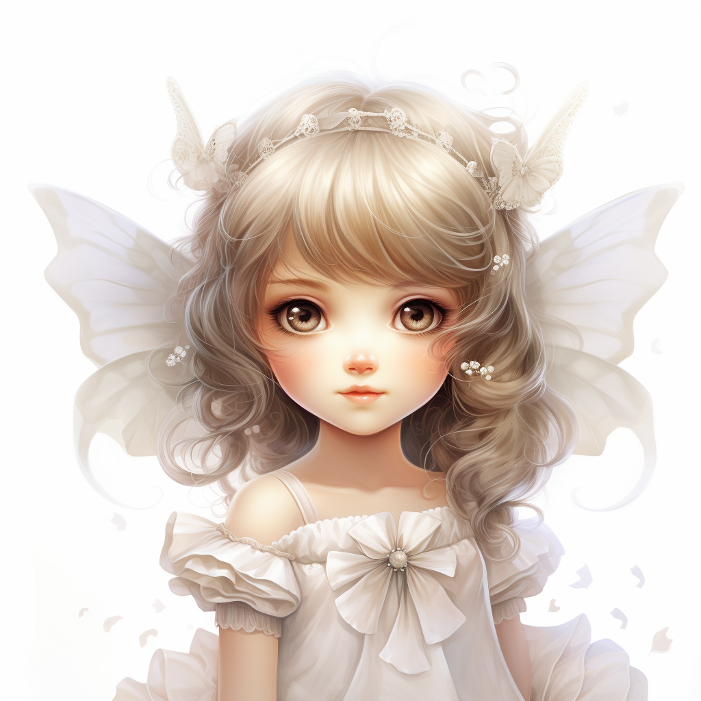 Angelic Fairy with Big Eyes