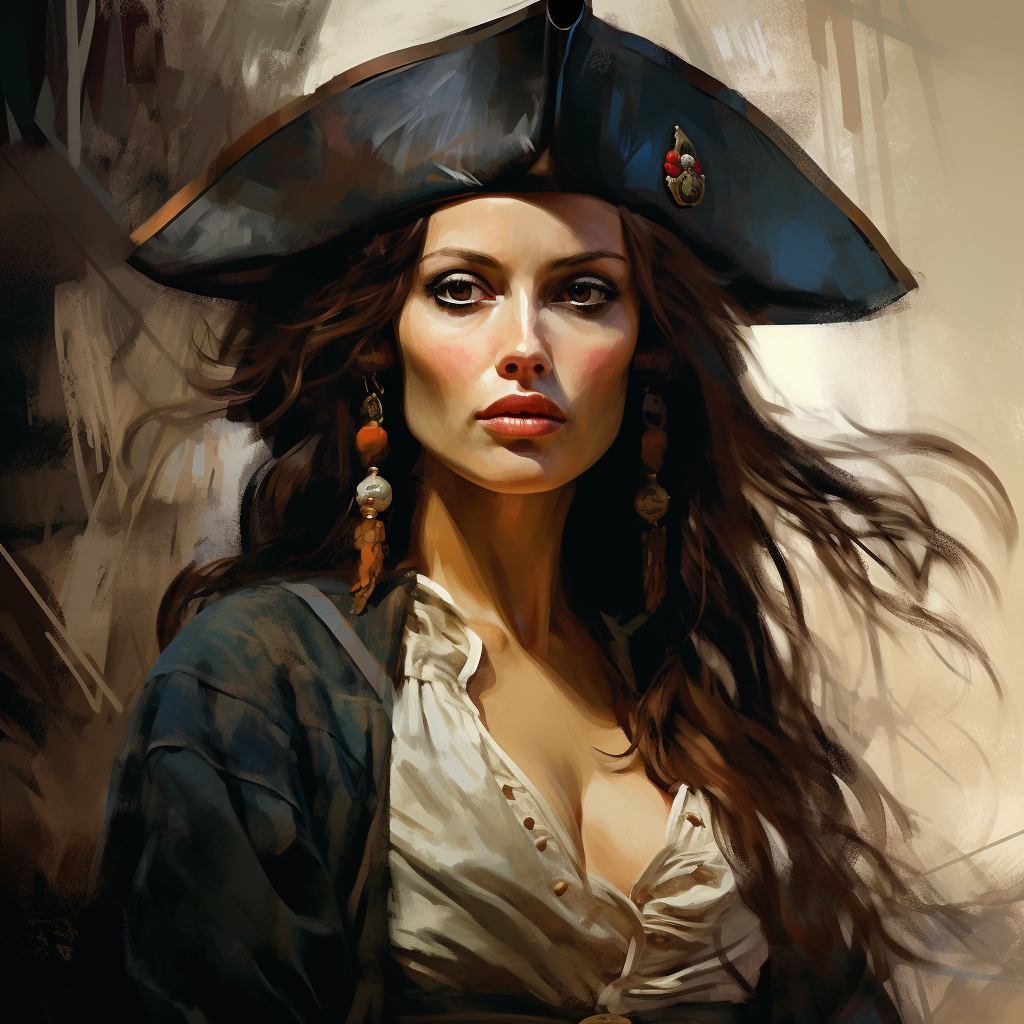 Angelina Jolie as a Pirate Star