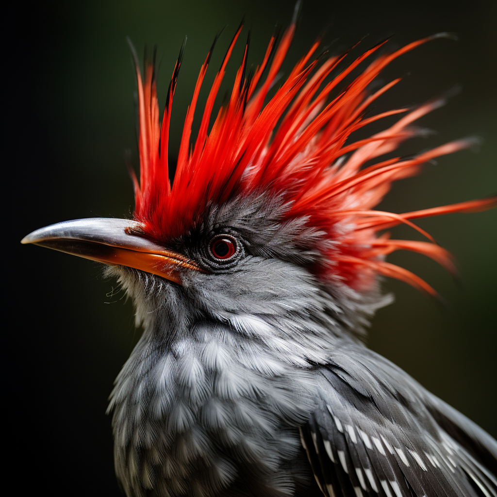 Angry bird with flaming spikes