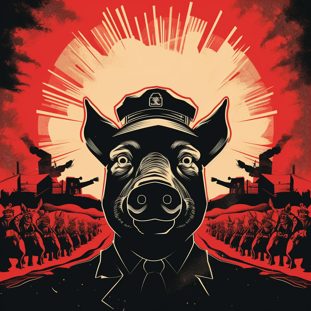 Powerful symbolism of Animal Farm