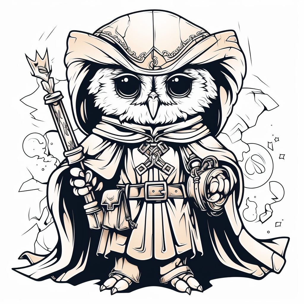 Anime Small Owl Conquistadors Image