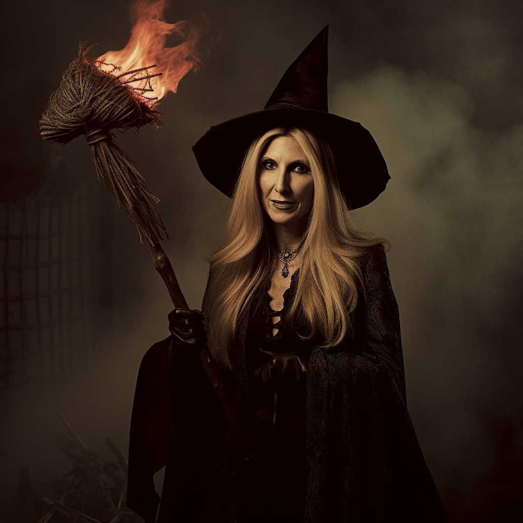 Ann Coulter as an Evil Witch