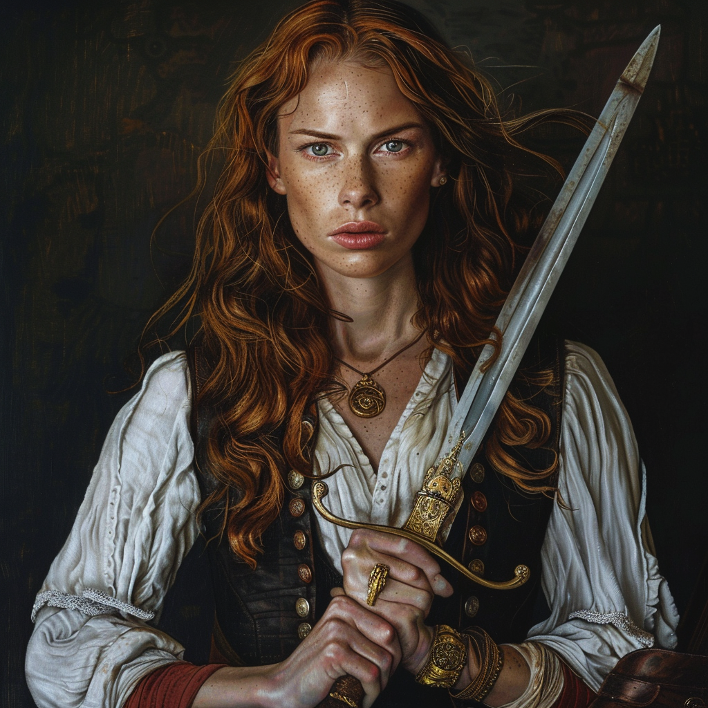 Anne Bonny with Sword